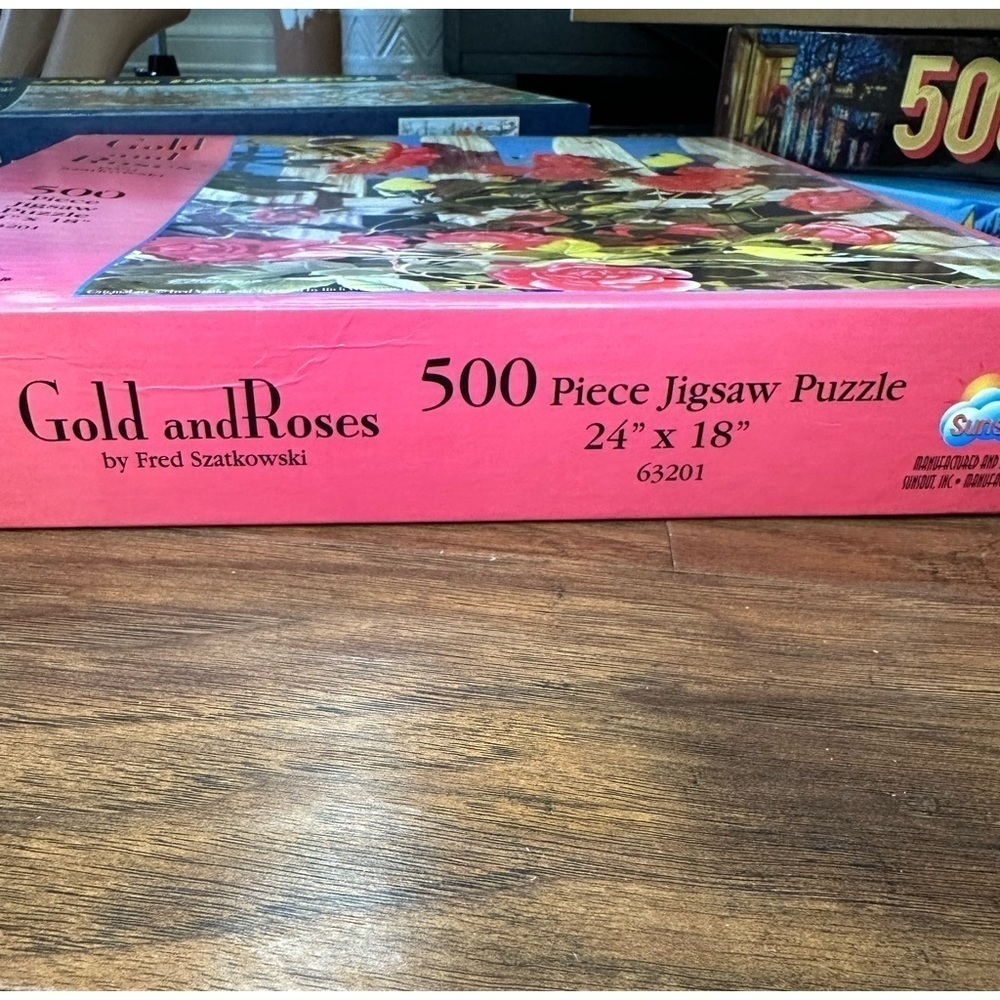 Gold & Roses Puzzle - Picture 2 of 5